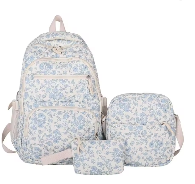 Bright Pack 3-Piece Waterproof School Backpack Set