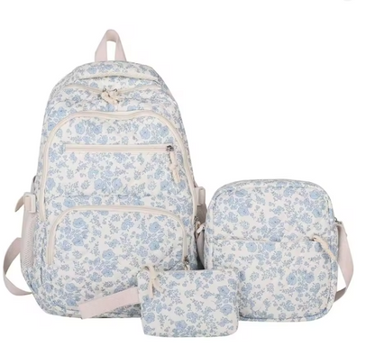 Bright Pack 3-Piece Waterproof School Backpack Set