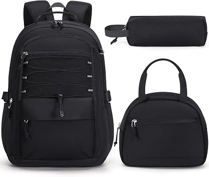 Bright Pack 3-Piece Waterproof School Backpack Set