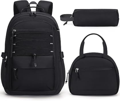 Bright Pack 3-Piece Waterproof School Backpack Set